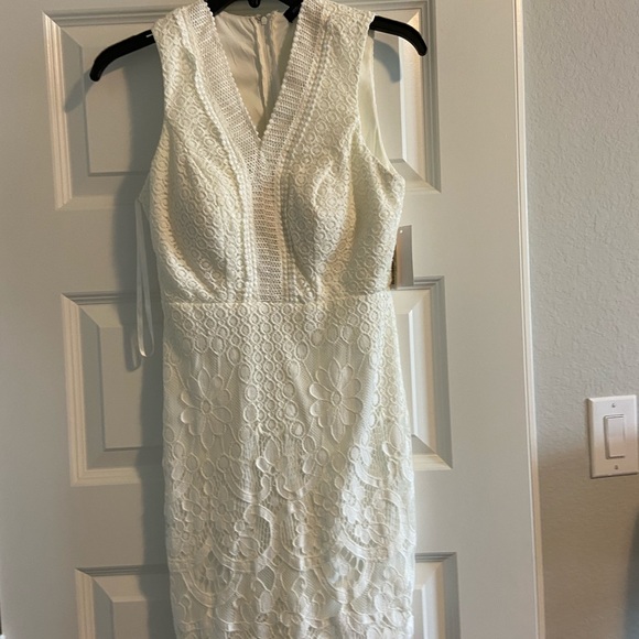 Jodi Kristopher Dresses & Skirts - 🆕NWT WHITE COCKTAIL DRESS🆕